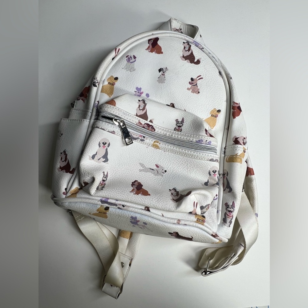 Oh My Disney Dogs Mini Faux Leather Backpack